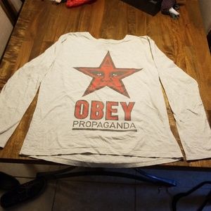 OBEY Propaganda Star Long Sleeve Shirt - Tee